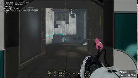 Portal 2 TAS | Fizzler Intro 9.750