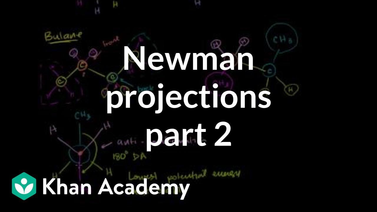 Newman projections 2 | Organic chemistry | Khan Academy