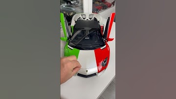 Lamborghini Aventador 1:64 scale vs. 1:8 scale (Kyosho vs. Pocher)