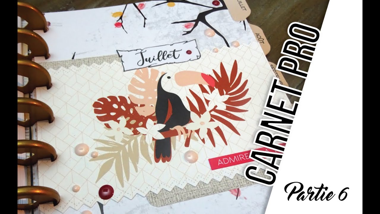 [2021] Carnet professionnel - partie 6 - Intercalaires juillet et août