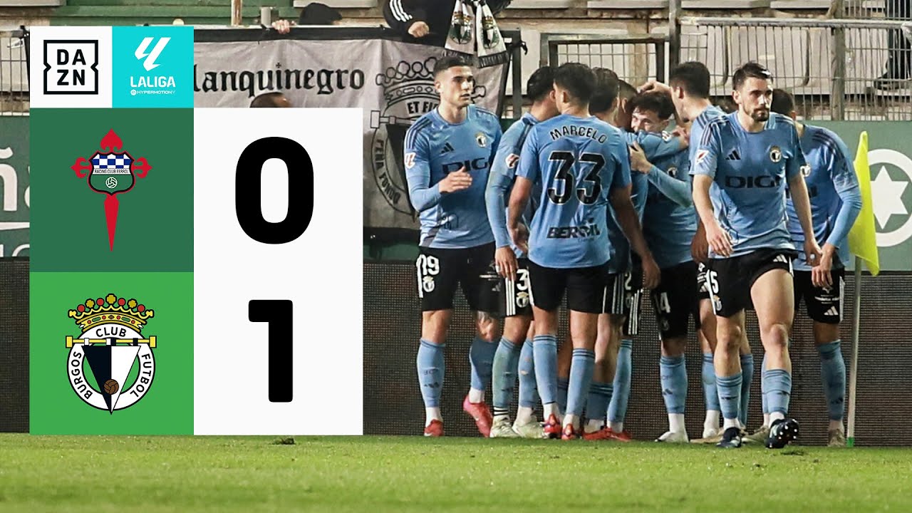 Racing Club Ferrol vs Burgos CF (0-1) | Resumen y goles | Highlights ...