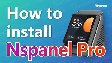 How to wiring and use the NSPanel Pro?