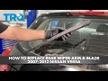 How to Replace Rear Wiper Arm  Blade Assembly 2007-2012 Nissan Versa