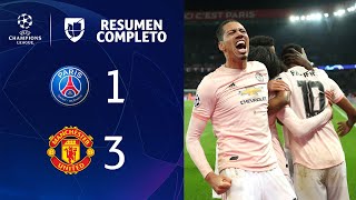 PSG 1-3 MANCHESTER UNITED – GOALS AND SUMMARY – ROUND OF 16 SECOND LEG – UEFA Champions League