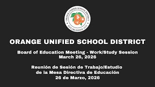 OUSD School Board Meeting - March 26, 2026
