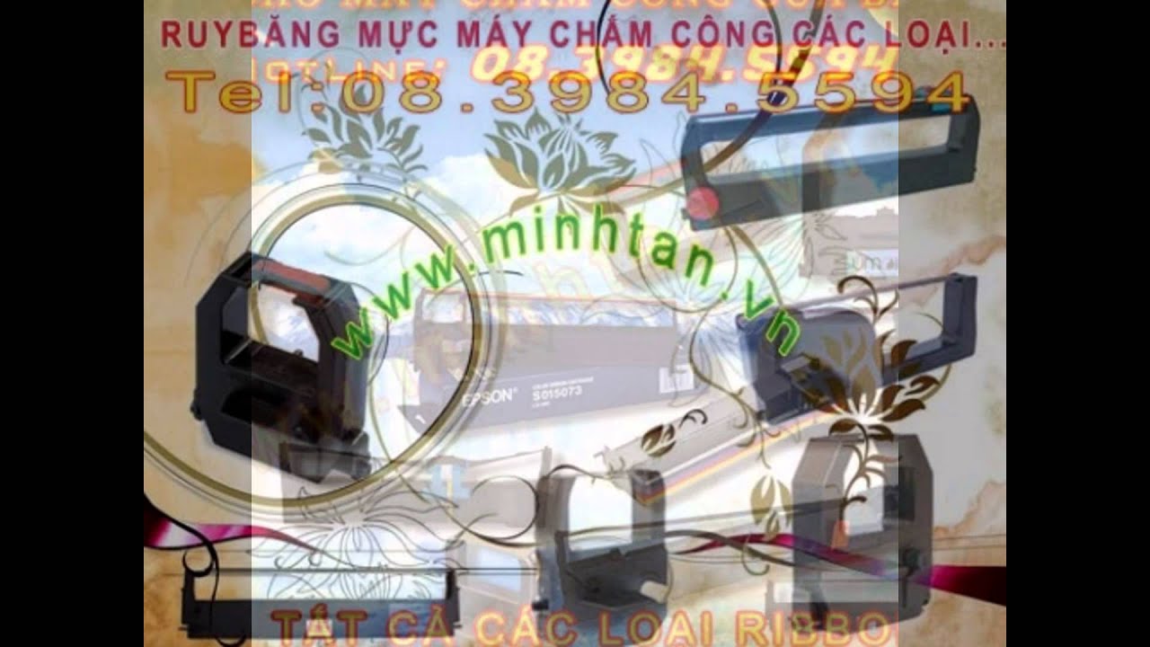 Ruy băng máy chấm công Amano:Vertex-810 tại Đồng Tháp