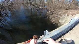 Magnet Fishing Crazy Troll and Found a Knife Losey Street Jackson Michigan