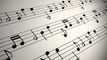 VIDEVO - Musical Notation Background Loop