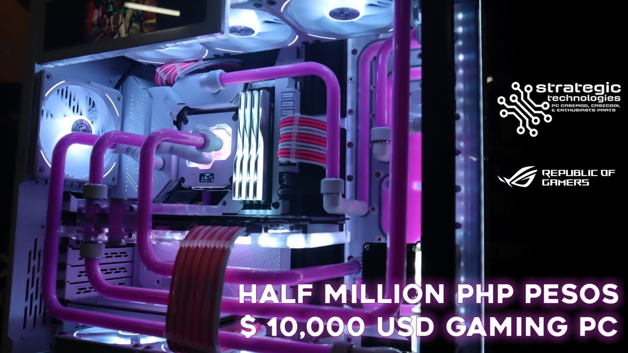 Dodge Uheldig Kollega HALF MILLION PESOS / $10,000 USD GAMING PC BUILD - YouTube