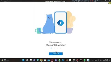 Microsoft Launcher running on Windows 11