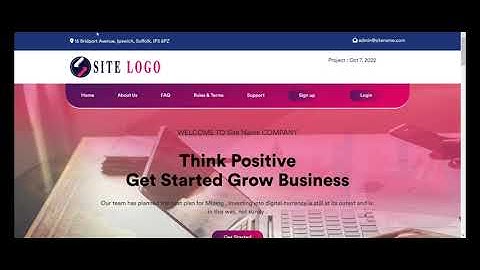 GC HYIP Template 810 Desktop View