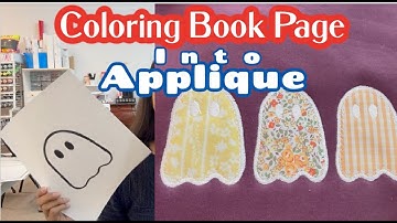 Coloring Book to Applique with the Brother ScanNCut : Allbrands After Hours