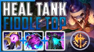 SUPER HEALING + GREAT DAMAGE?! FIDDLE TOP IS A GREAT OFF-META TOPLANER! | Fiddle Top - Season 14 LoL