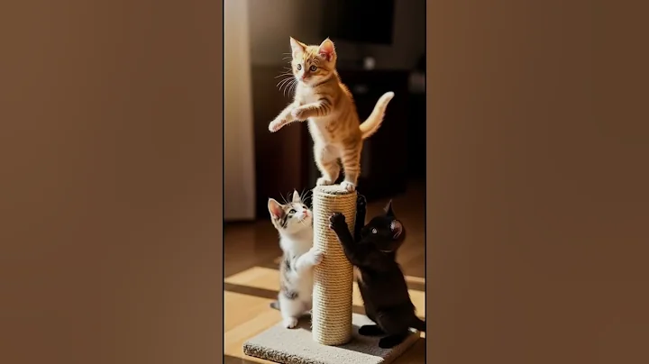 Watch the video about Funniest Cats Playing Ever! 😻😂 #shorts