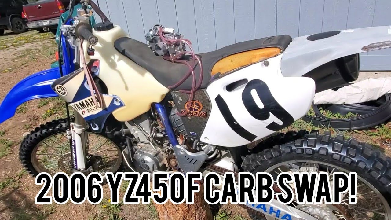 98 YZ400F Carburetor Convertion
