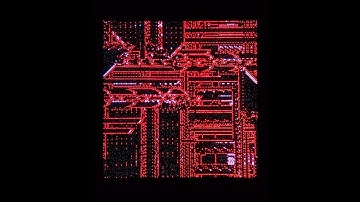 Cellular Worlds. Generative animation on LED panel, 2024. #generativedesign