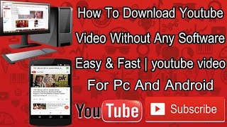 How To Download Videos Without Any Software Easy & Fast | Youtube Video Downloader For Android screenshot 1