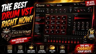 The Drum King VST 🔥 The BEST Drum VST for Hip Hop & R&B | 48 Kits + 64 Pads