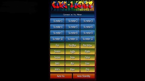 Bluetooth vu - Arduino Mega Version.