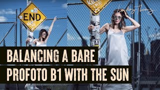 Balancing A Bare Profoto B1 With The Sun In Brooklyn Behind-The-Scenes