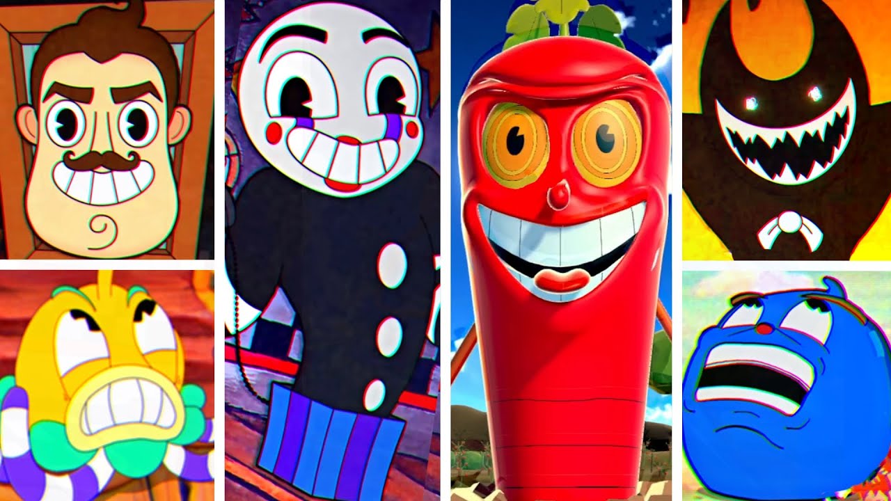 Все боссы Cuphead, созданные фанатами (полный игровой процесс)