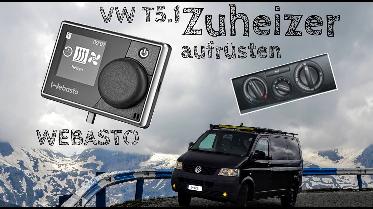 VW T6 STANDHEIZUNG Zuheizer Webasto Thermo Top Evo Diesel