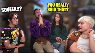 Ludwig snitched on Squeex to Valkyrae & Fuslie