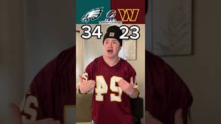 Best recap of the season?😳🤣🏈 #nfl #football #eagles #commanders #nflplayoffs #skit #funny