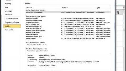 Solving simultaneous equations using the Solver Add in with Excel 2010