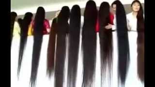 Самый длинный волос конкурсе в Японии