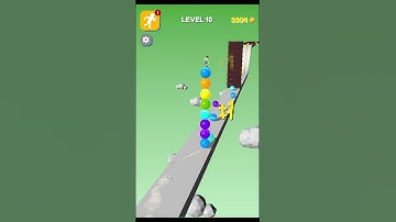 Stack Rider Gameplay #Shorts #androidgame #iosgame 🟡🟢🔵🔸🔷🔹🟥🟨🟦