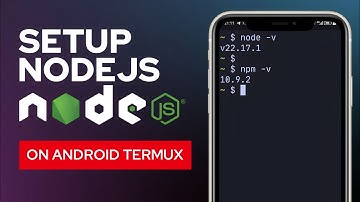 How to Setup Node.js on Android Using Termux no root