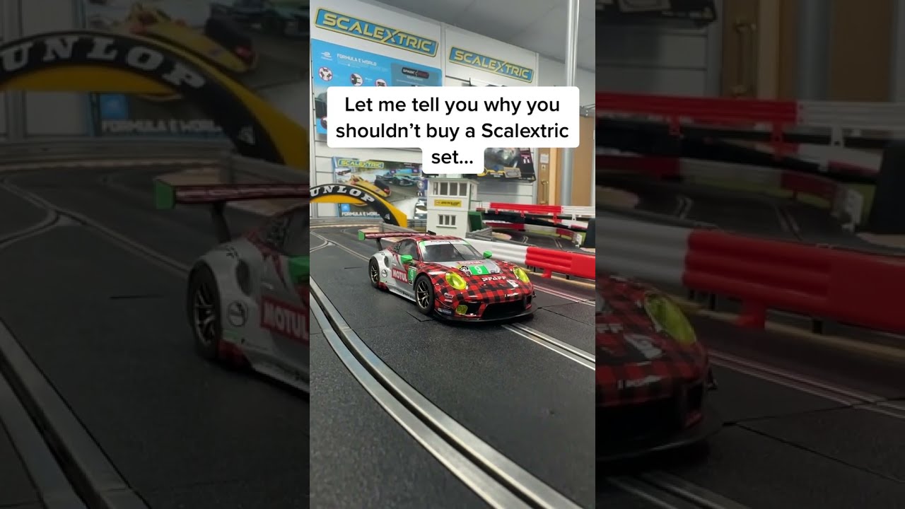 A list of reasons why you shouldn’t buy a Scalextric set… #scalextric #slotcar  #slotcarracing