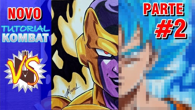 goku ssj deus azul vs freeza dourado - Desenho de bandoficial - Gartic