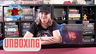 Mortum Medieval Detective  Board Game Unboxing