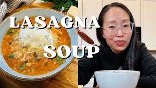 The BEST lasagna soup recipe | Easy one pot dinner