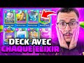 Je crée un deck avec des cartes de coût d&#39;élixir différent !