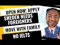 SWEDEN IS OPEN NOW || MOVE TO SWEDEN ( step by step ) || LIVING IN SWEDEN