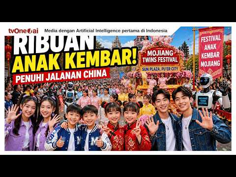 Bukan Ilusi, Jalanan China Dipenuhi Ribuan Anak Kembar!