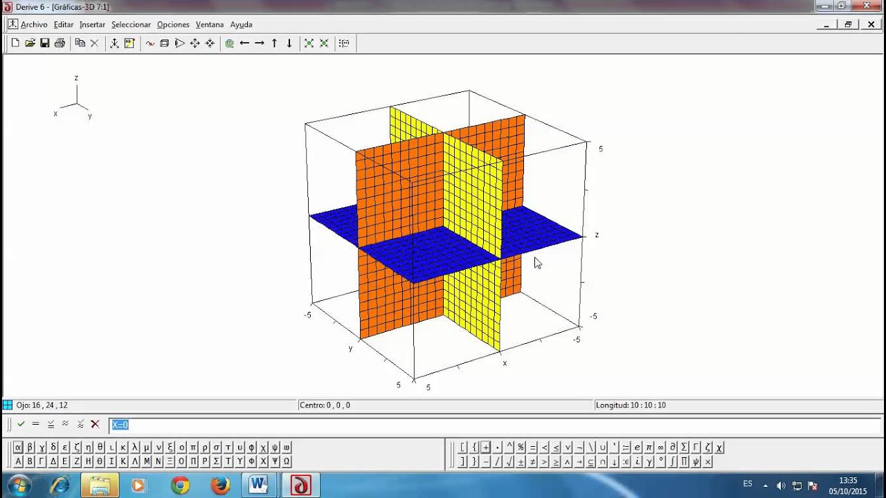 ecuaciones en derive 6 - YouTube