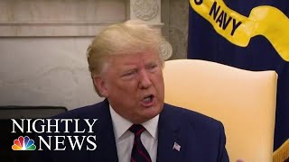 President Donald Trump Unleashes On House Democrats On Twitter | NBC Nightly News