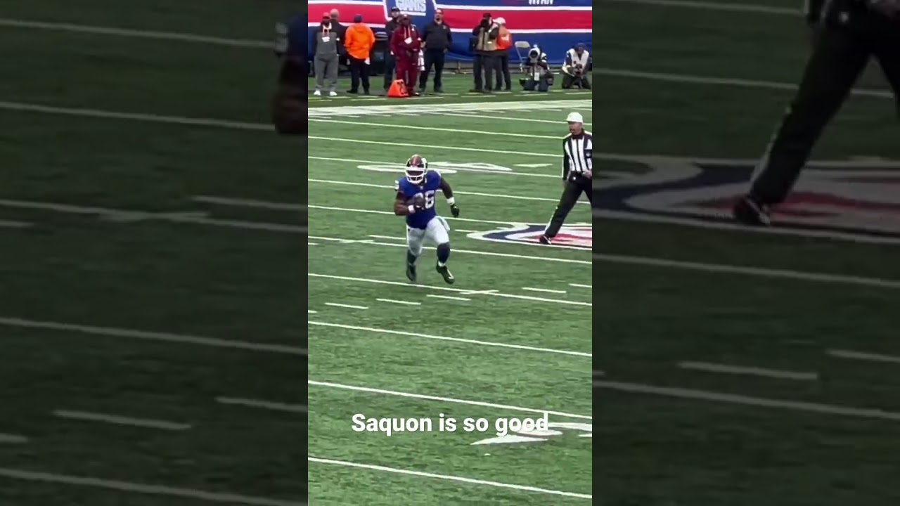 Saquon makes impressive reversal to move the sticks