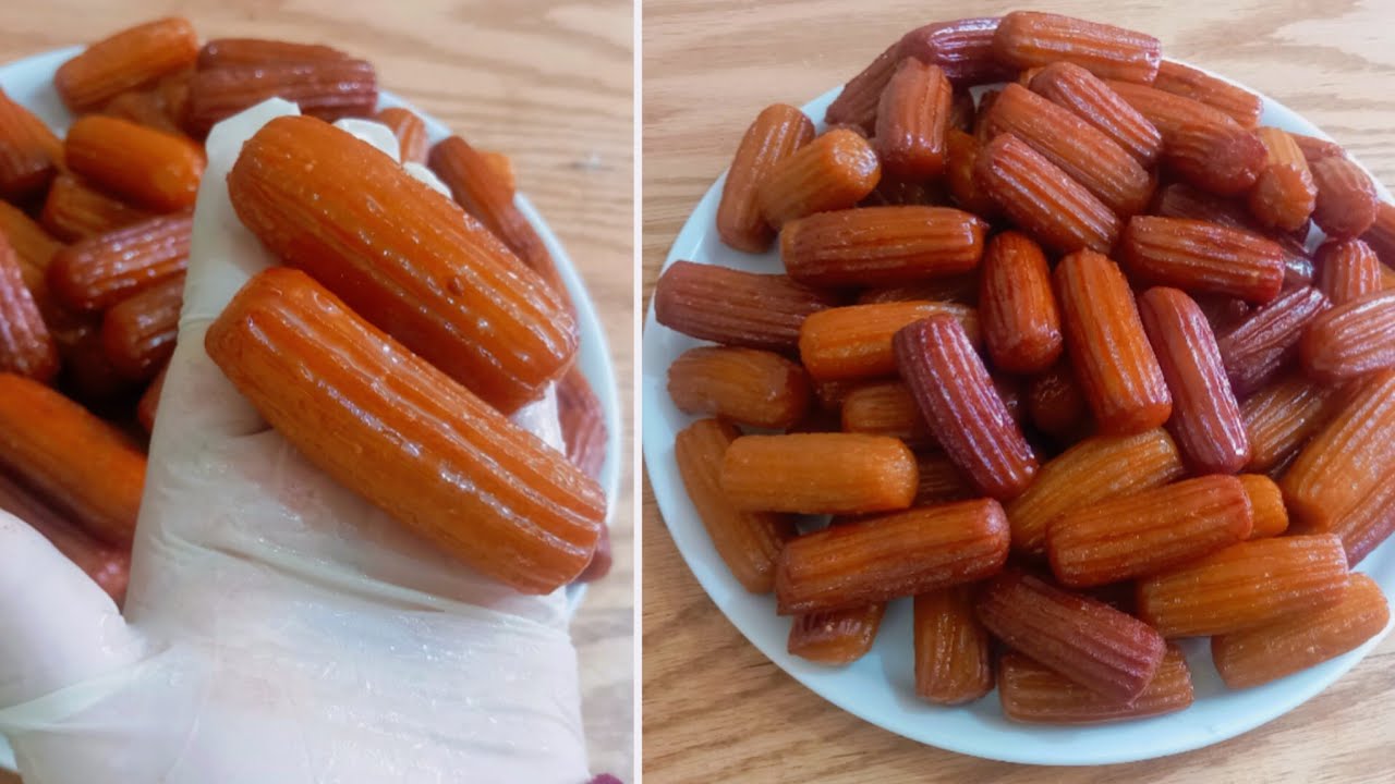 أفضل طريقه لعمل بلح الشام المقرمش..النقشه المظبوطه وطعمه أحلى من الجاهز