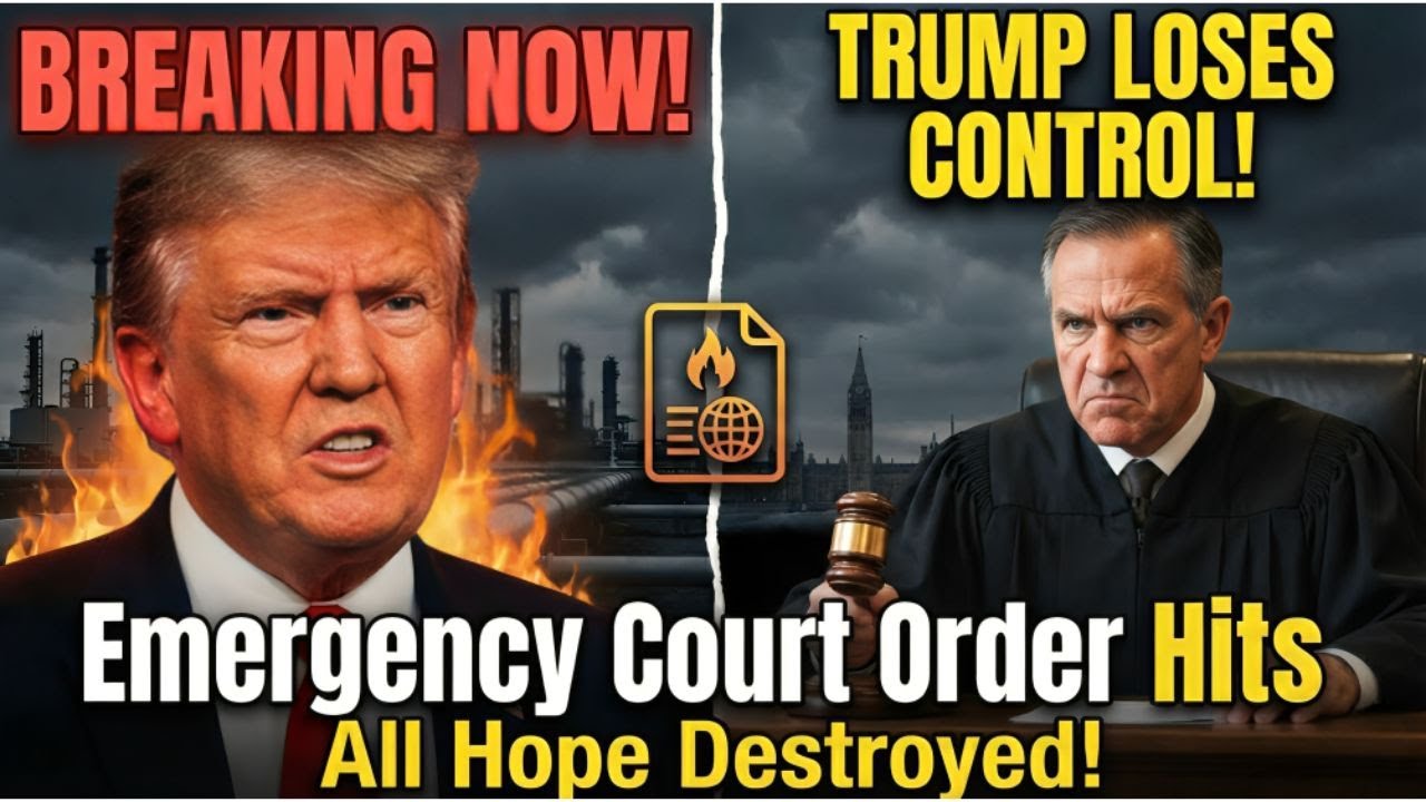 BREAKING NOW Trump LOSES Control as Emergency Court Order Hits