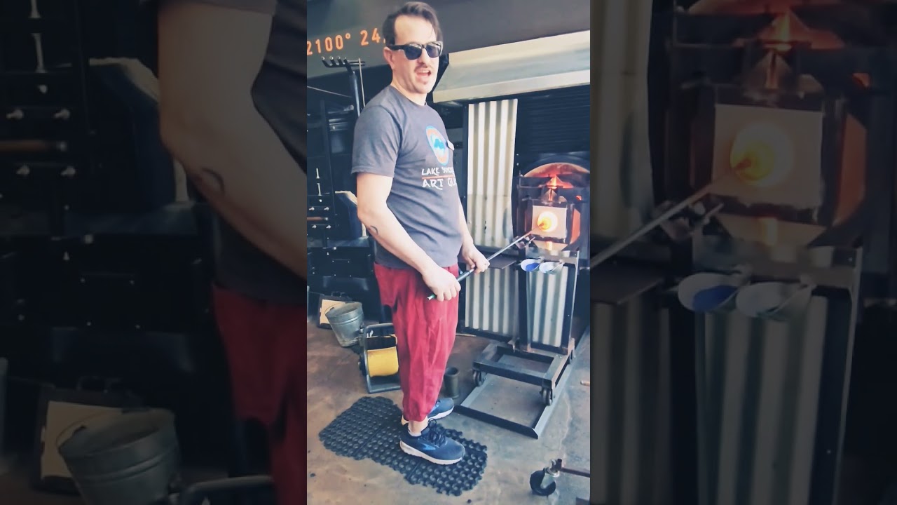 Glass Blowing At It's Finest Creating Art Using Heat and Time. 