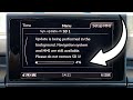 Audi MMI 4G navigation maps update (free download links MIB2 MHI2)