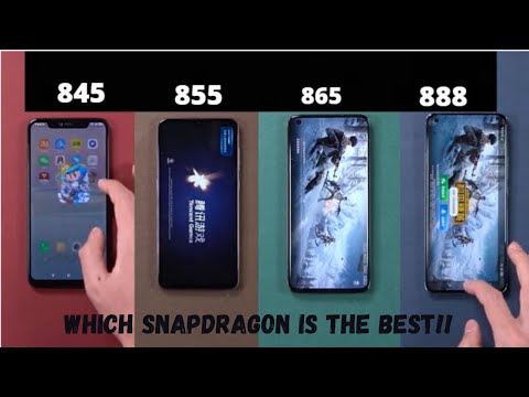 Snapdragon 845 Vs 855 Vs 865 Vs 888 Which Is The Best Snapdragon Processor 