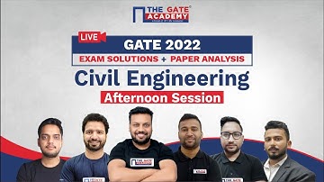 GATE 2022 CE-2 Paper Analysis | GATE 2022 CE Answer Key and Exam Solutions | The Gate Academy