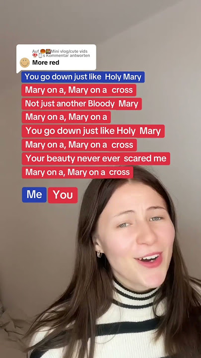 Mary on a cross - ghost 🎤 Insta: theshanaofficial #karaoke #maryonacross #ghost