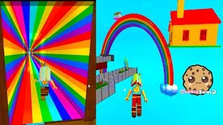 House on a Rainbow ! St. Patrick's Day Roblox Obby Game Play Video screenshot 4